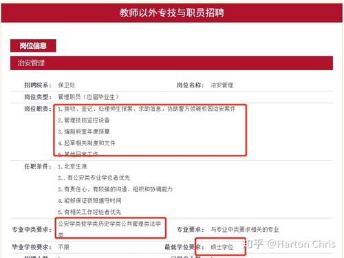 保卫处硕士招聘要求背后的深层意义